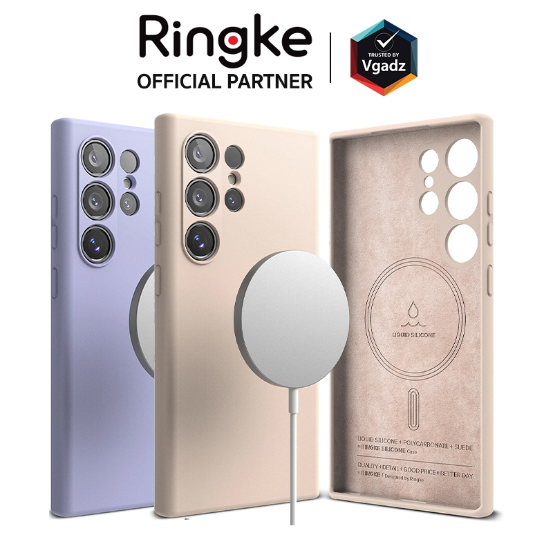 Ringke เคสสำหรับ Galaxy S24 Ultra รุ่น Silicone Magnetic