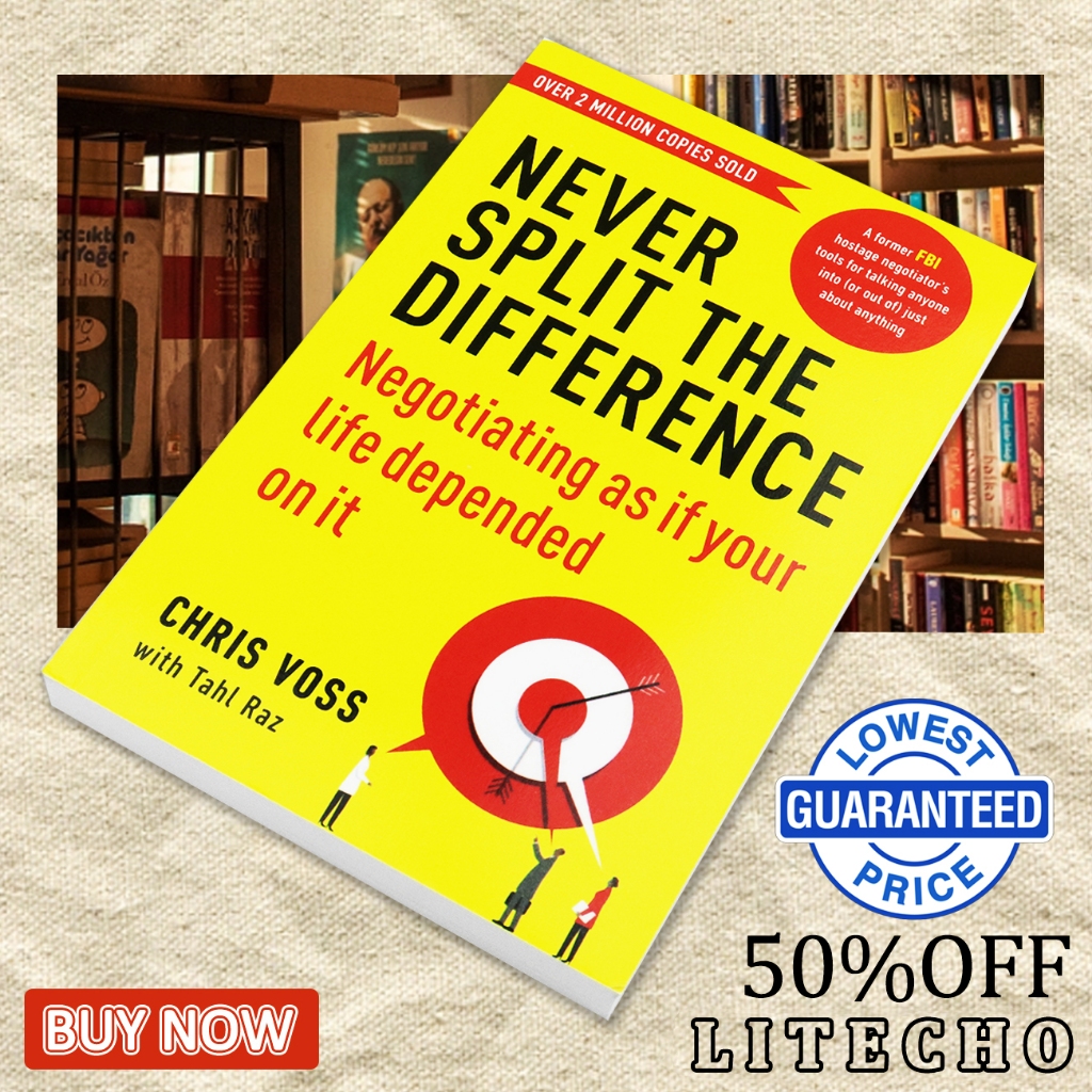 【English Book】Never Split The Difference By Chris Voss English book