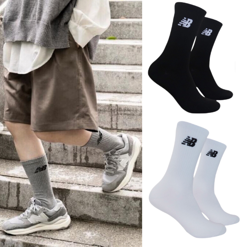 ถุงเท้านิวบาลานซ์ outlet ข้อยาว New Balance Sock ครึ่งแข้ง **มาใหม่**
