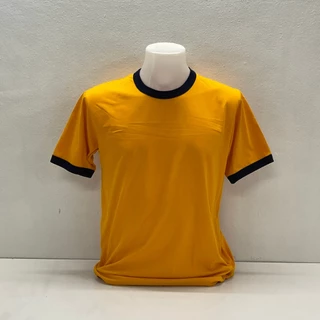 เสื้อคอกลมกุ๊นคอกุ๊นแขนผ้าคอตตอน