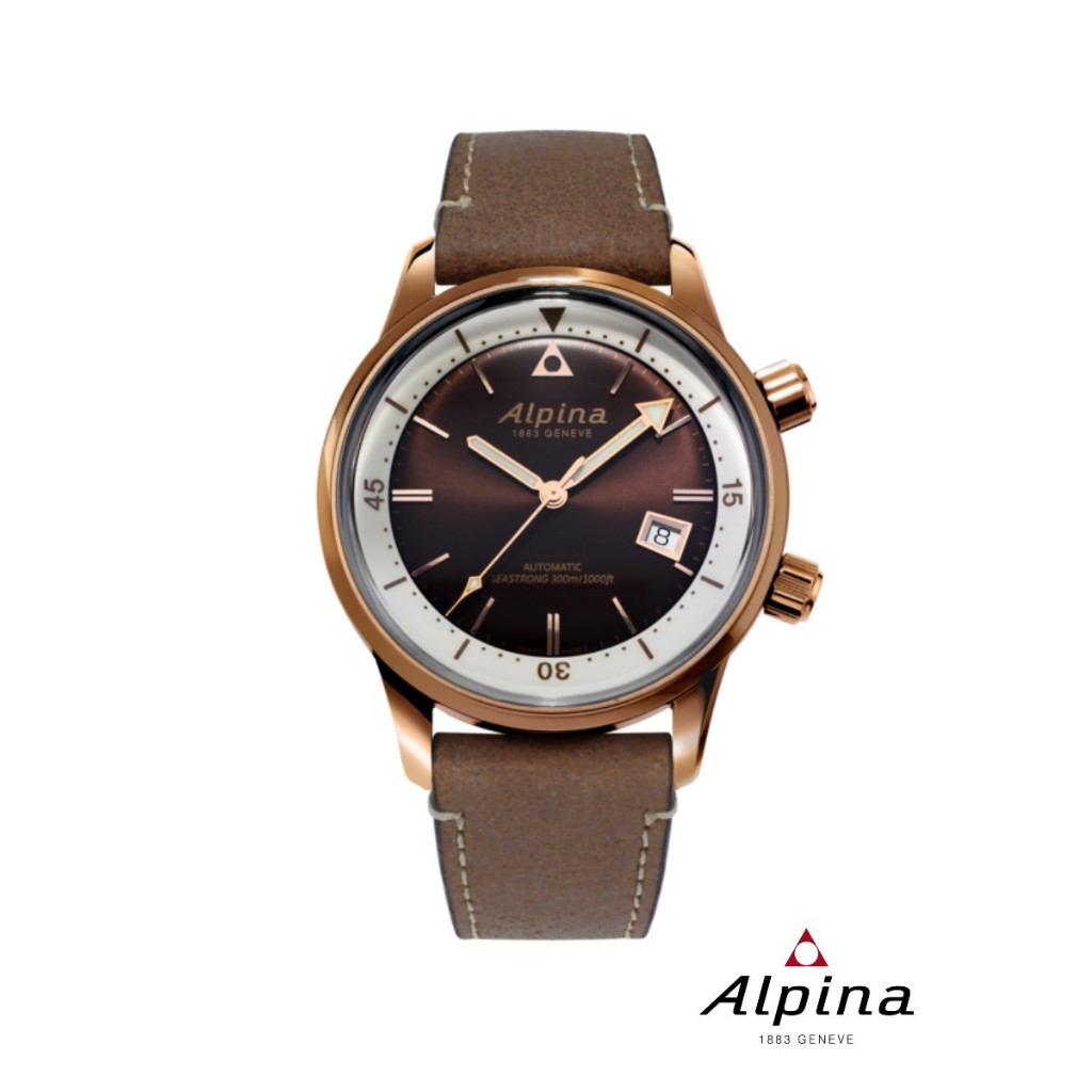 Alpina Automatic AL-525BRC4H4 SEASTRONG DIVER 300 HERITAGE Men's Watch ( นาฬิกาข้อมือผู้ชายระบบออโตเมติก )