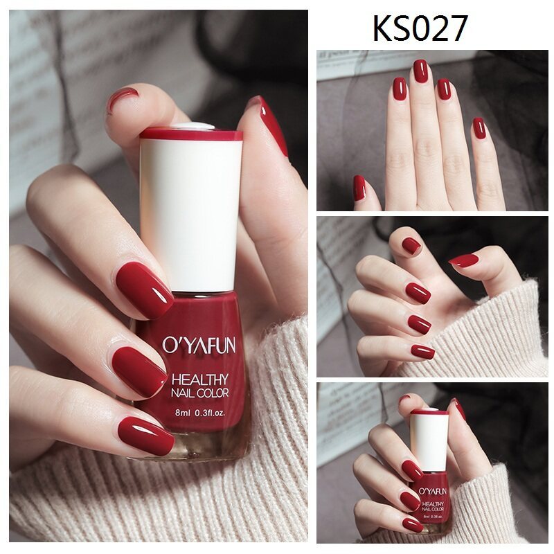 OYAFUN ยาทาเล็บลอกออก ไม่ต้องอบ สีทาเล็บเจล ติดทนนาน แห้งเร็ว 40 สี ไม่ทำลายเล็บ ไม่มีกลิ่น เด็กและนักเรียนสามารถใช้ได้