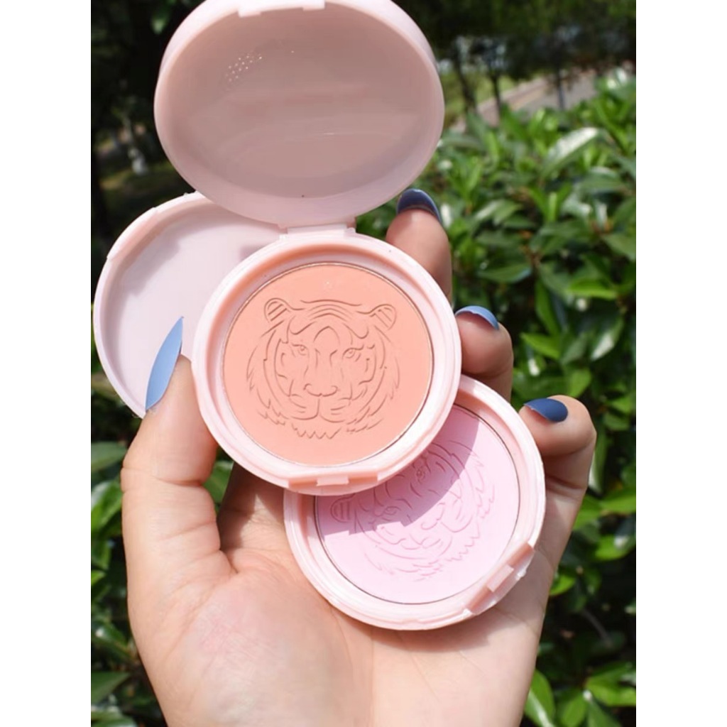 บลัชออนปัดแก้ม เนื้อฝุ่น ประกายมุก สีแดงธรรมชาติ สําหรับผู้หญิง5186