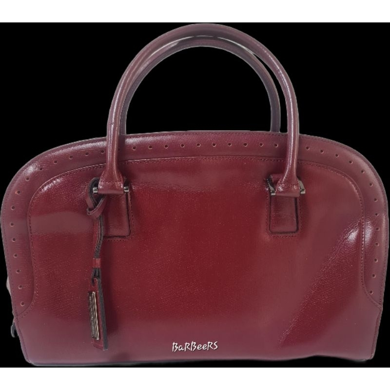 กระเป๋า BALENCIAGA Vintage สี แดงไวน์ (มือสอง)