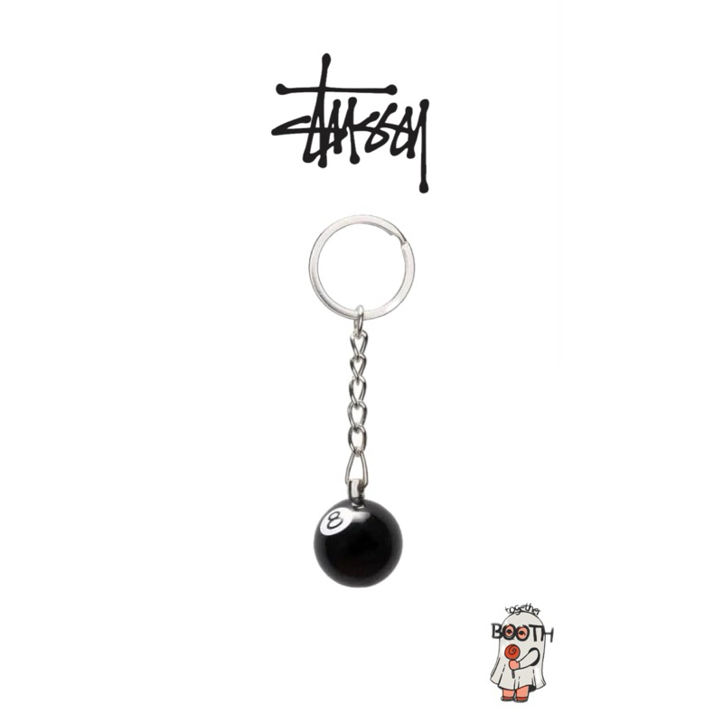 Stussy 8 ball keychian