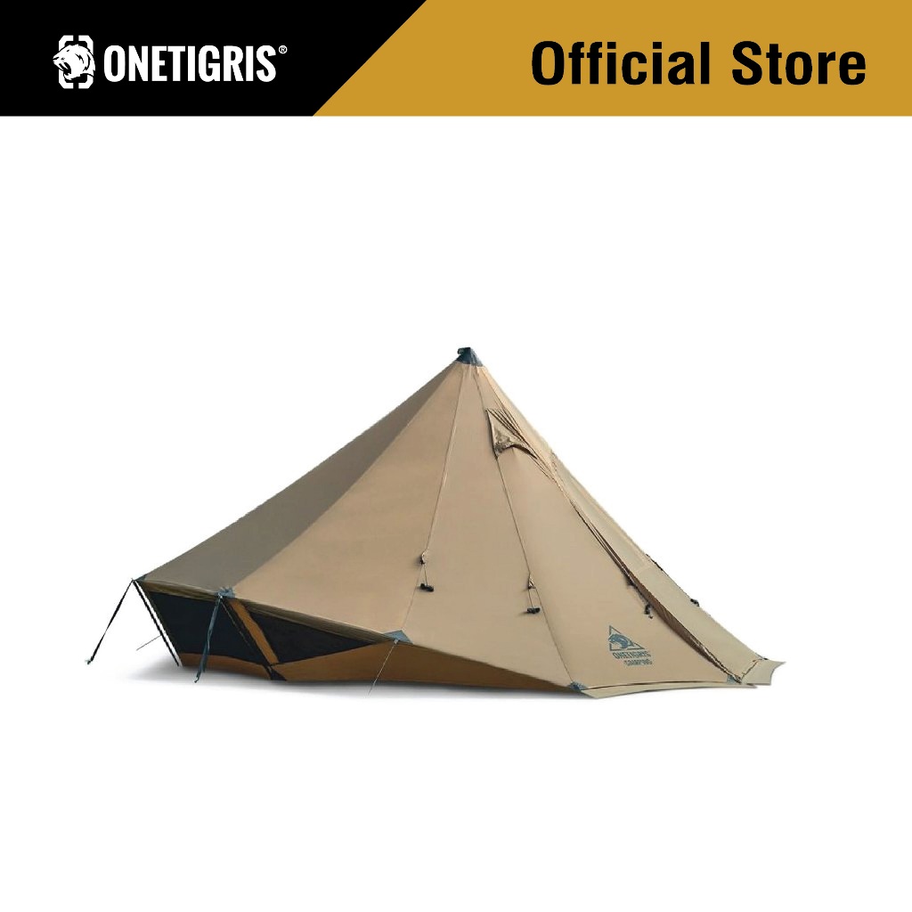 Onetigris เต็นท์ รุ่น GASTROPOD Camping Tent เต็นท์ตั้งเเคมป์ขนาดใหญ่ เต็นท์กันฝน เต็นท์แคมป์สำหรับ 2-6 คน