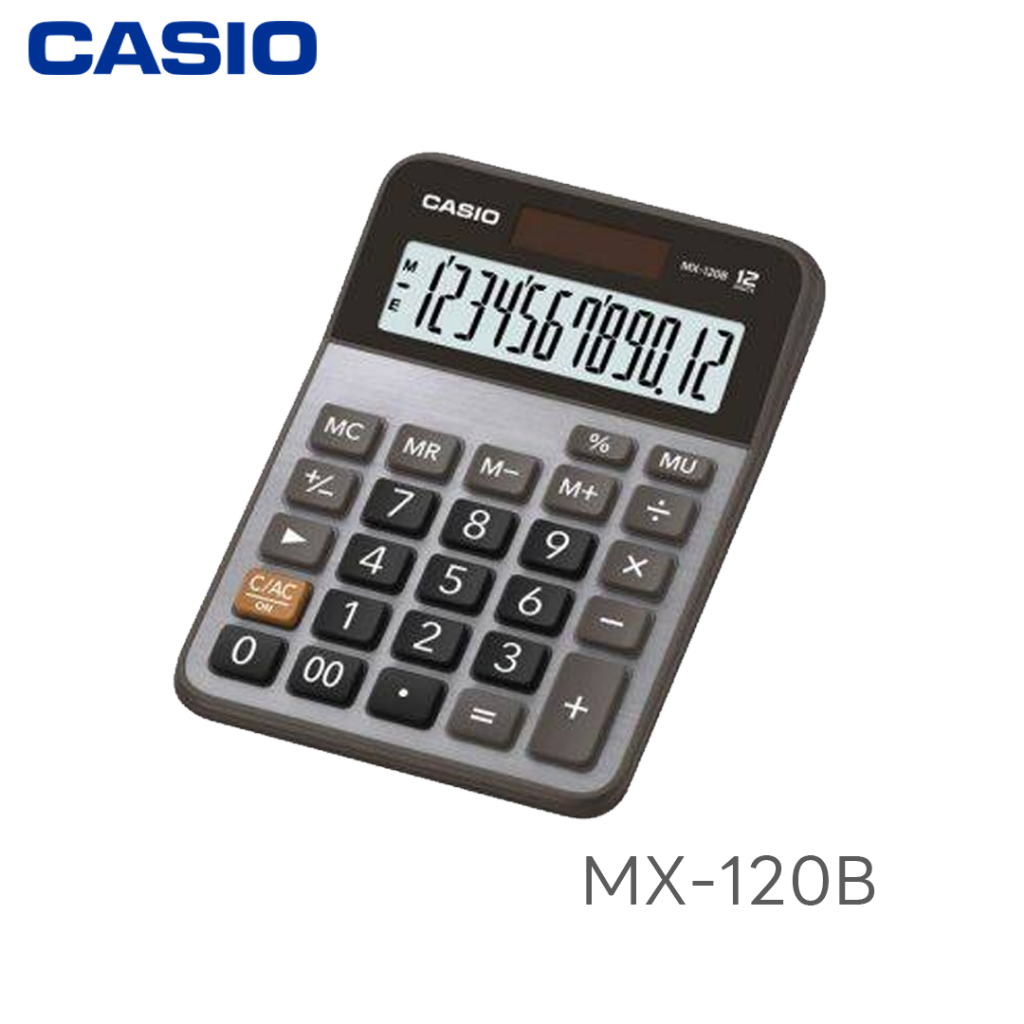 เครื่องคิดเลข Casio รุ่น MX-120B (ของแท้-ประกัน CMG 2ปี) ออกใบกำกับภาษีได้