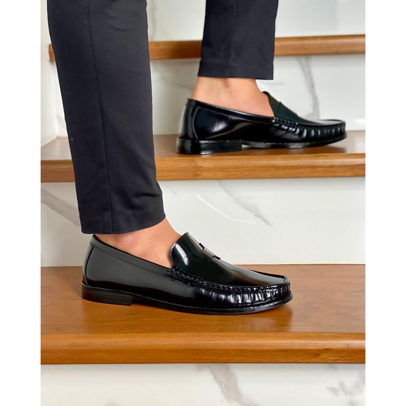 COSMOS SHOES รองเท้าหนัง Loafers แบบสวม รุ่น Houston มีไซส์ใหญ่ถึงเบอร์ 46