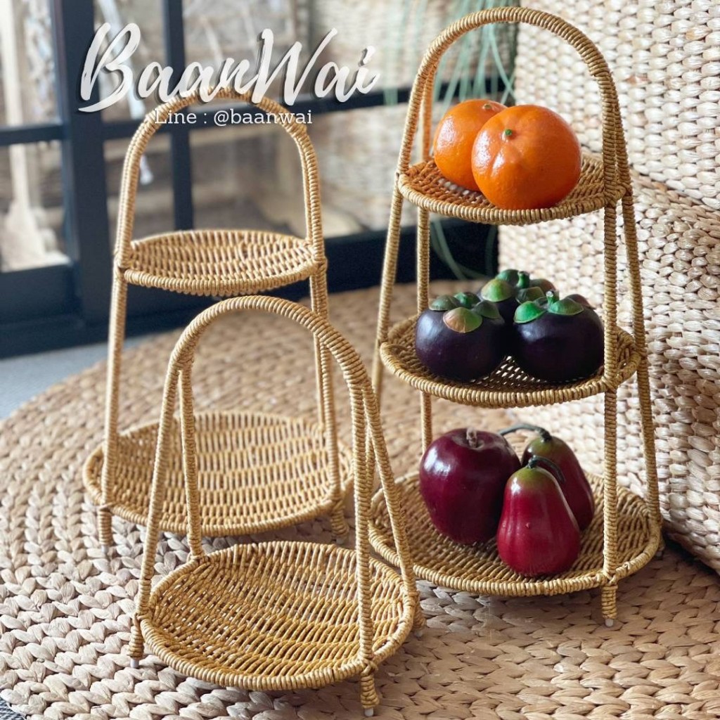 บ้านหวาย-ชั้นวางหวายเทียม โครงเหล็ก - รูปที่ 2