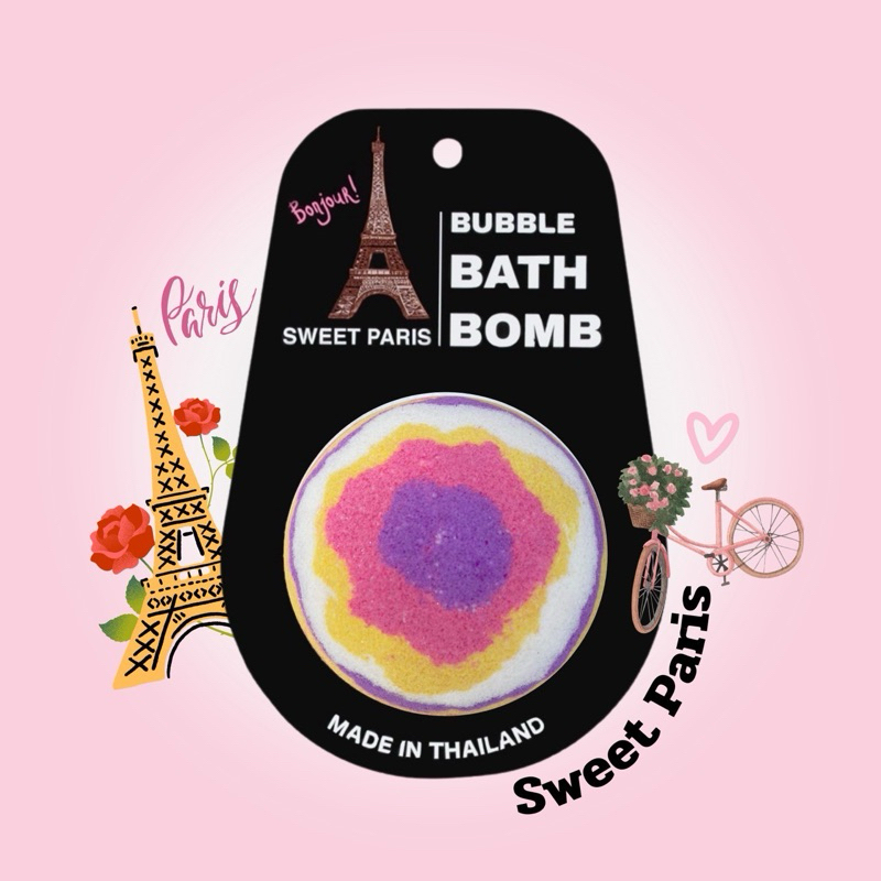 bubble bath bomb (sweet paris)