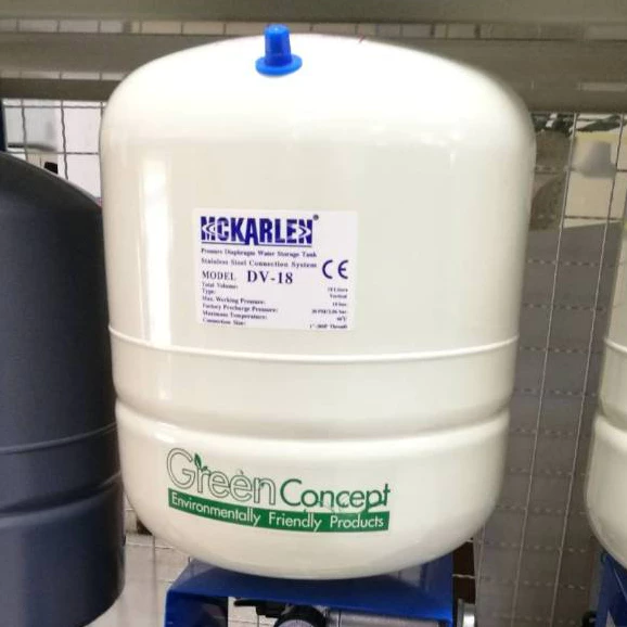 Mckarlen ถังแรงดันไดอะแฟรม ขนาด 18 ลิตร รุ่น DV- 18 ( Pressure Diaphragm Tank ) ถังแรงดัน ปั๊มอัตโนมัติ