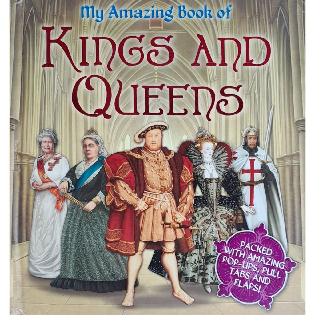 bk3 Kings and Queens Pop-ups, Tabs, Flaps หนังสือมือสอง  ปกแข็ง