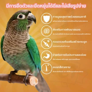 QQPET อาหารนกพรีเมี่ยม สูตรเหมาะสำหรับนกแก้วทุกชนิด 800กรัม/กระป๋อง ประกอบด้วยส่วนผสมบำรุงนานาชนิด