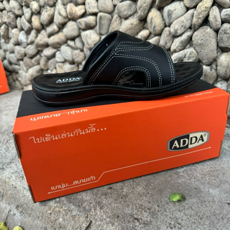 [ลูกค้าใหม่ราคา 1 บาท ]🍀รองเท้าสวม adda  รุ่น 73801  รองเท้าลำลอง รวมสมัย ผู้ใหญ่ หนังเย็บ ไซร์39-45