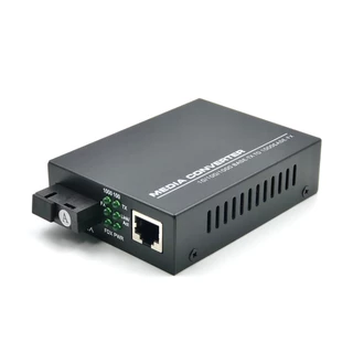 ชุดสายไฟเบอร์ออฟติกพร้อม GIGABIT WDM MEDIA CONVERTER (10/100/1000) เลือกความยาว