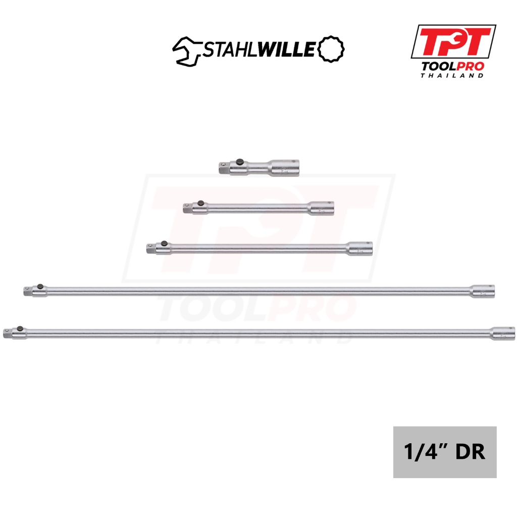 Stahlwille ด้ามต่อบ๊อกซ์ 1/4", Socket Extension with Quick Release, 405QR