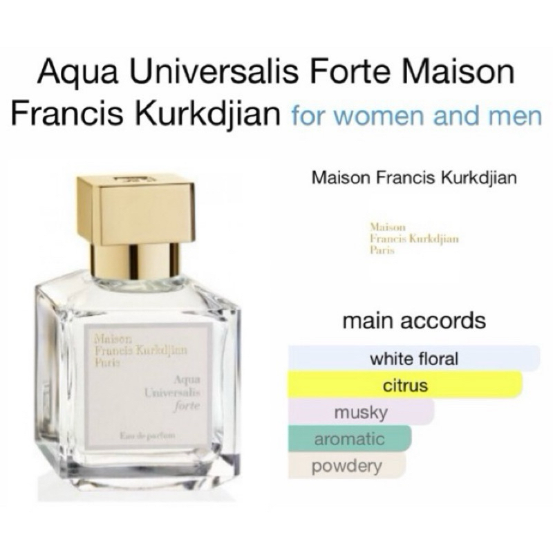 Aqua Universalis Forte ❤️ [2ml 5ml 10ml Travel Size]