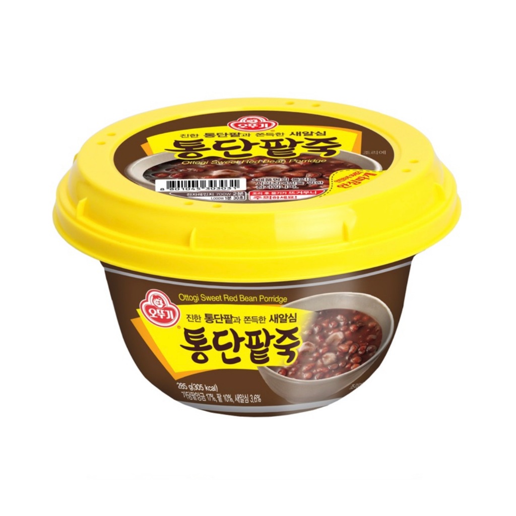 [ของแท้] 통단팥죽 Ottogi Sweet Red Bean Porridge (ข้าวต้มถั่วแดง) 285g