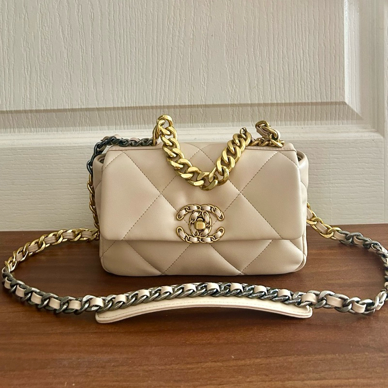 แบรนด์แท้มือสอง💥 Chanel กระเป๋าหนังแกะ สมนาคุณแท้จาก JP 🇯🇵💯 พร้อมการ์ด guaruntee VIP member