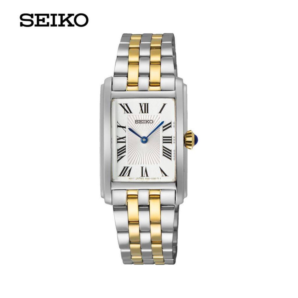 SEIKO QUARTZ นาฬิกาข้อมือผู้หญิง  (ไซโก) รุ่น SWR087P ขนาด 22.20 mm. สีขาว