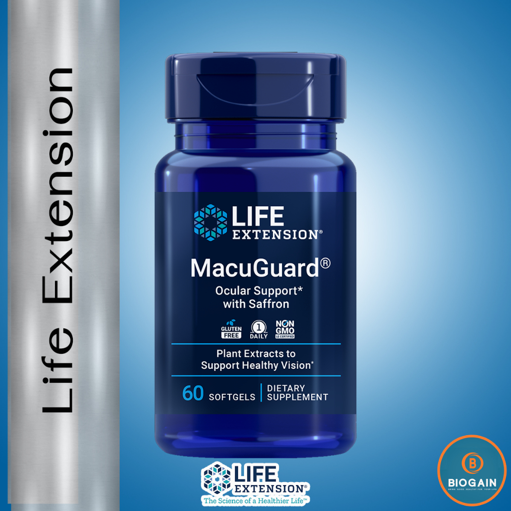 Life Extension MacuGuard® Ocular Support with Saffron / 60 Softgels