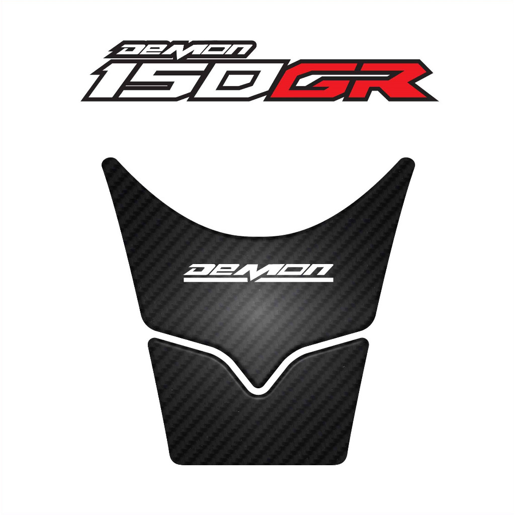กันรอยถัง GPX Demon รุ่น 150GR - ลาย Carbon #demon150 #150gr #กันรอยgpx #ของแต่งgpx #กันรอยdemon