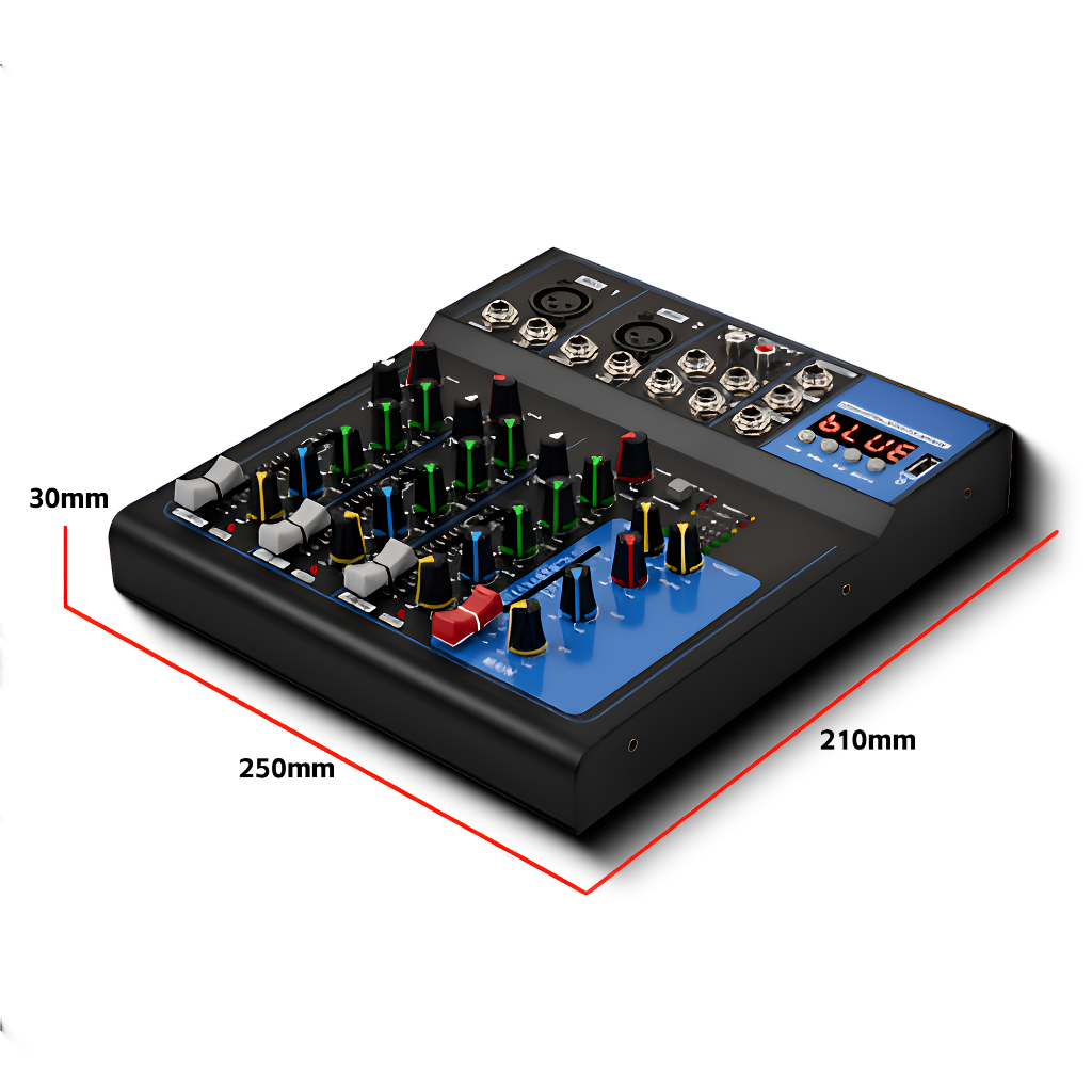 เครื่องผสมเสียง professional เครื่องผสมอาหาร MOREFAND 7/4 ช่อง MG07BT/MG04BT เครื่องขยายสัญญาณ KTV