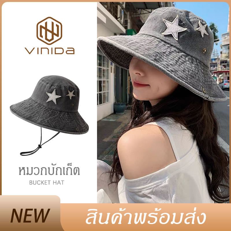 หมวกปักรูปดาว สไตล์คาวบอยตะวันตก 23 เดินป่ากลางแจ้งหมวกเดินป่าฤดูใบไม้ร่วงและฤดูหนาว หมวกป้องกันแสงแดดสำหรับผู้ชายแล