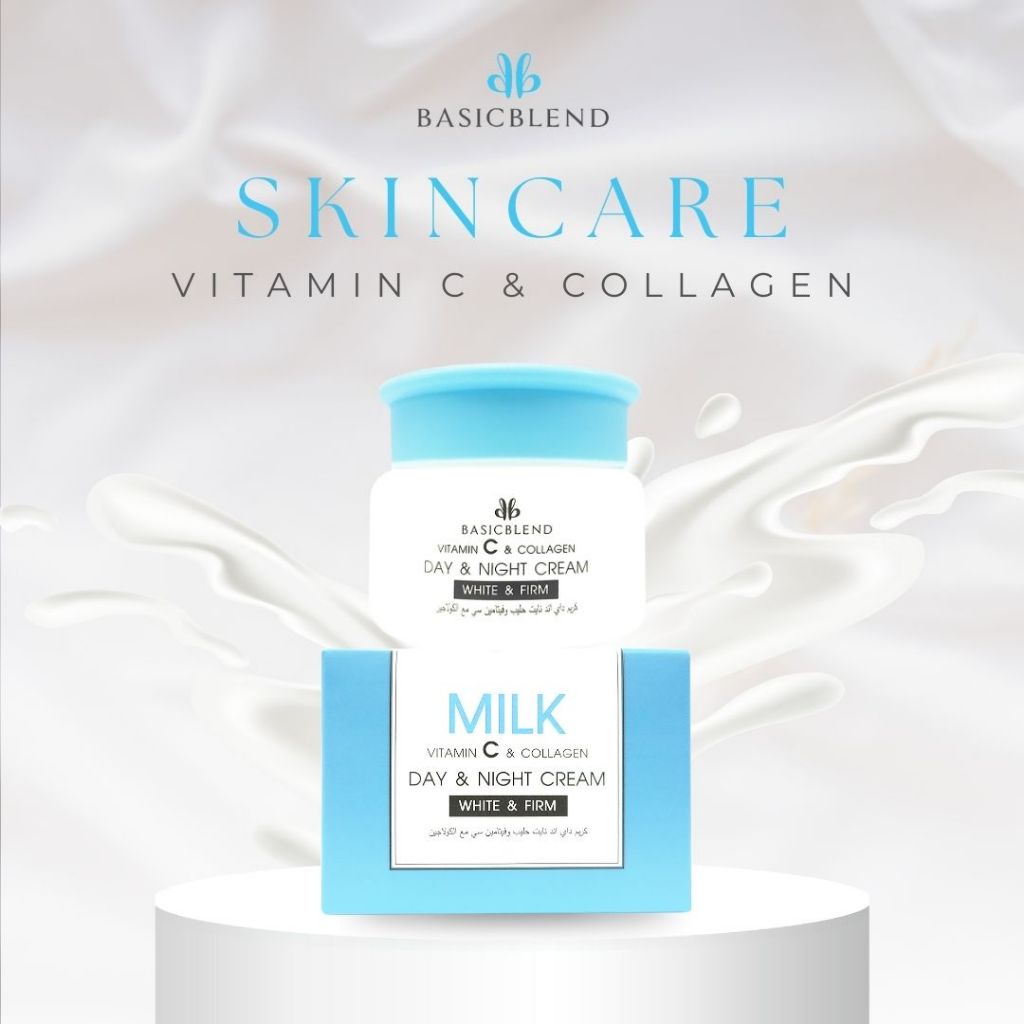 Basic Blend Milk Vitamin C and Collagen Day and Night Cream