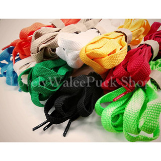 (พร้อมส่ง🚛)เชือกผูกรองเท้า_แพ็ค 1 คู่🟨🟫🟧🟩🟥⬛️