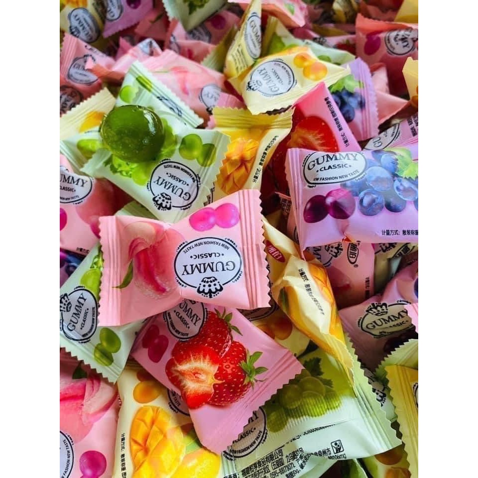 เยลลี่กัมมี่รวมรสและแยกรส 500 กรัม /ถุงละ 1โล(ส่งฟรี ลด50% ในไลฟ์ )