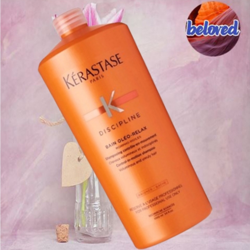 Kerastase Discipline Bain Oleo-Relex 1000 ml แชมพูออยล์สำหรับผมแห้ง ชี้ฟู หรือผมดัด หยักโศก ที่ต้องการให้เส้นผมเรียงตัว