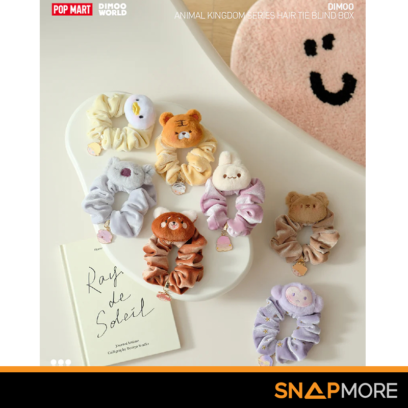 ยางมัดผม DIMOO Animal Kingdom Hair Tie กล่องสุ่ม ลุ้น SECRET [POP MART]