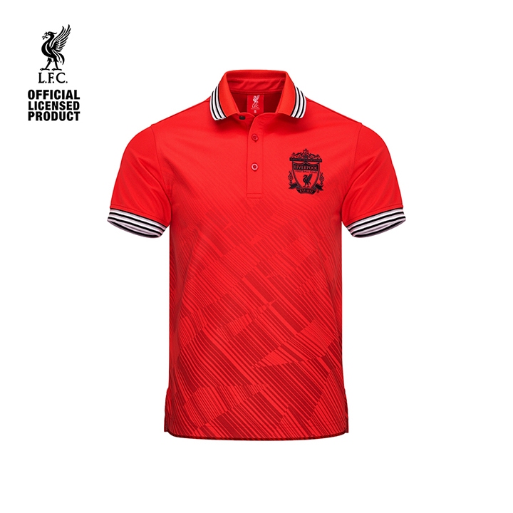 เสื้อโปโลแขนสั้น Liverpool รุ่น PHG014สีส้ม