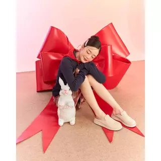 Minx รุ่น Audrey รองเท้าสลิปเปอร์ ทรงสวม ปักลายโบว์ minxshoes