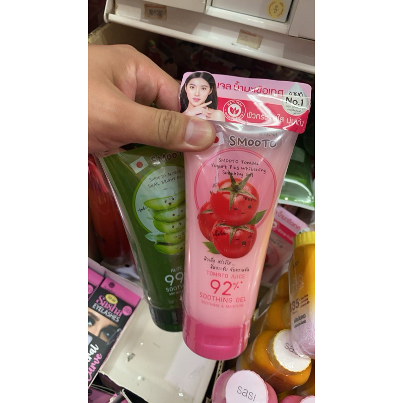Smooto Gel Aloe tomato Yogurt Smooto Aloe-E Snail Bright Gel