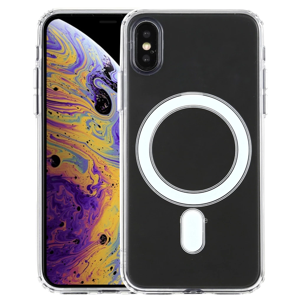 เคสชาร์จไร้สาย ไอโฟน iPhone XR / X / XS / XS Max เคสใส เคสแม่เหล็ก Magnetic case