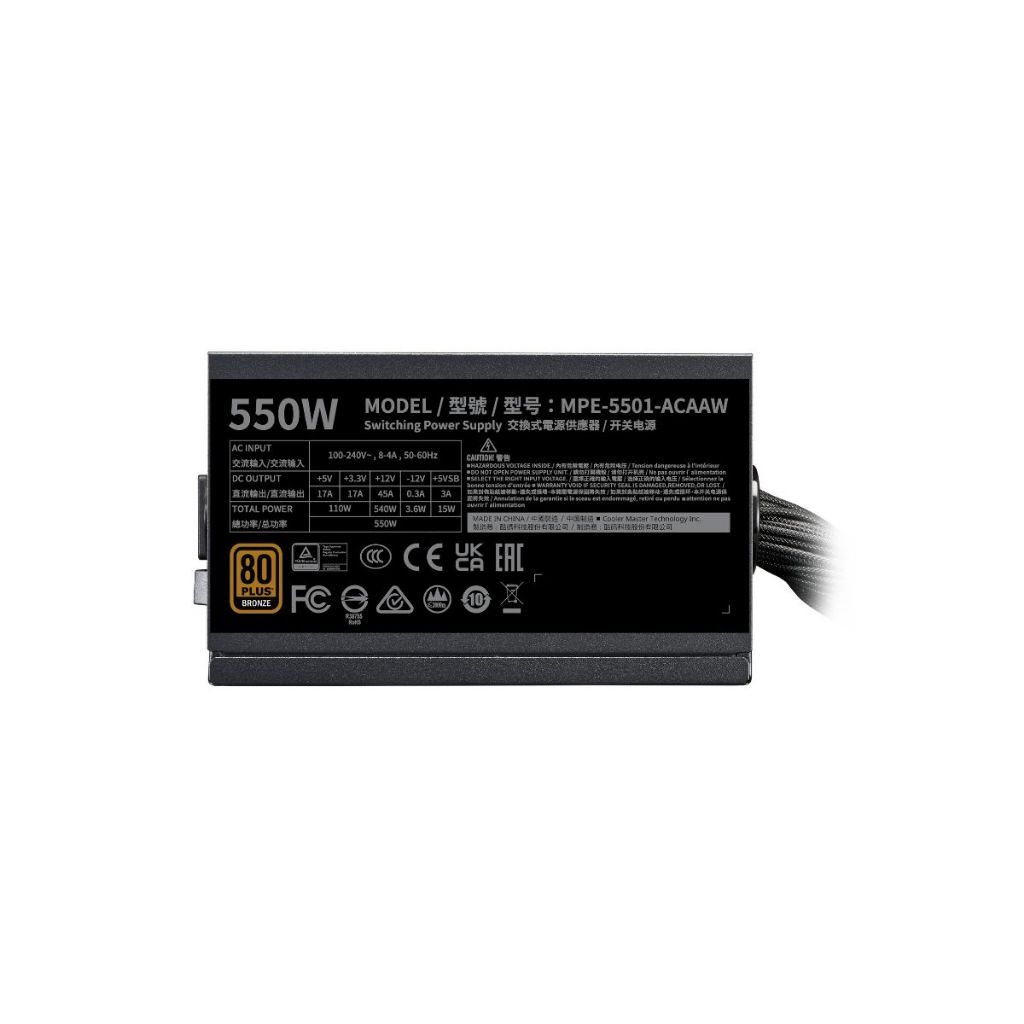 พาวเวอร์ซัพพลาย (Power Supply) รุ่น MWE BRONZE V3 FR 550-750W ATX 3.0 Ready A/EU Cable ราคา ถูกที่สุด ดีลบีเคเค แกลเลอรีภาพที่ 2
