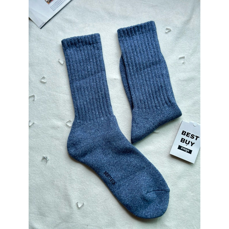 โปรสุดคุ้ม 5 แถม 1 ถุงเท้า Uniqlo ญี่ปุ่นอุ่นเท้าใส่นอนใส่เดิน ถุงเท้าเก็บอุณหภูมิ - รูปที่ 3