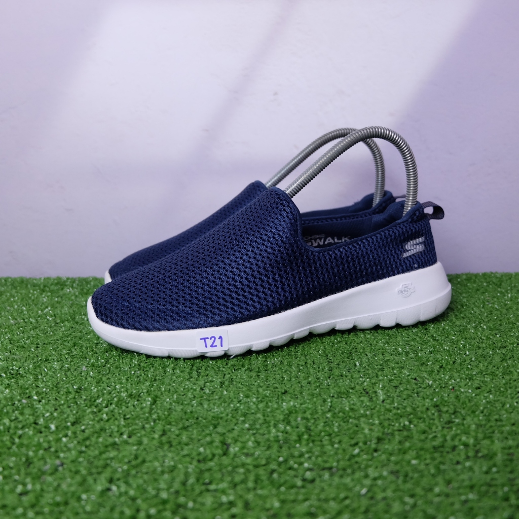 (36.5/23.5 cm) Skechers Slip-on สลิปออนสเก็ตเชอร์สรองเท้าเพื่อสุขภาพ มือ2ของแท้💯 รองเท้าผ้าใบผู้หญิง