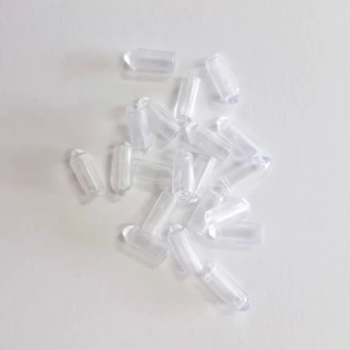 จุกซิลิโคนใส 4 mm ครอบปลายตะขอ ยางรองขากรง ทำเครื่องประดับ กันสิ่งของเป็นรอย กันลื่น กันบาดมือ ส่งจากไทย