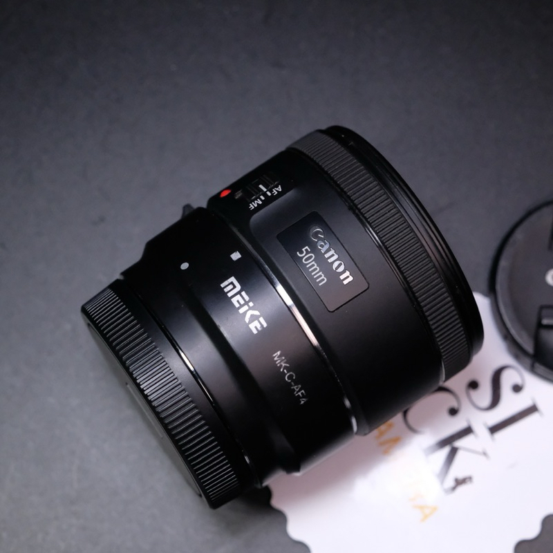 Canon 50mm f1.8 stm+Adapter ef-eos m (มือสอง)