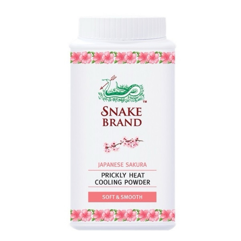 Snake Brand ตรางู แป้งเย็น สูตรซากุระ 50กรัม