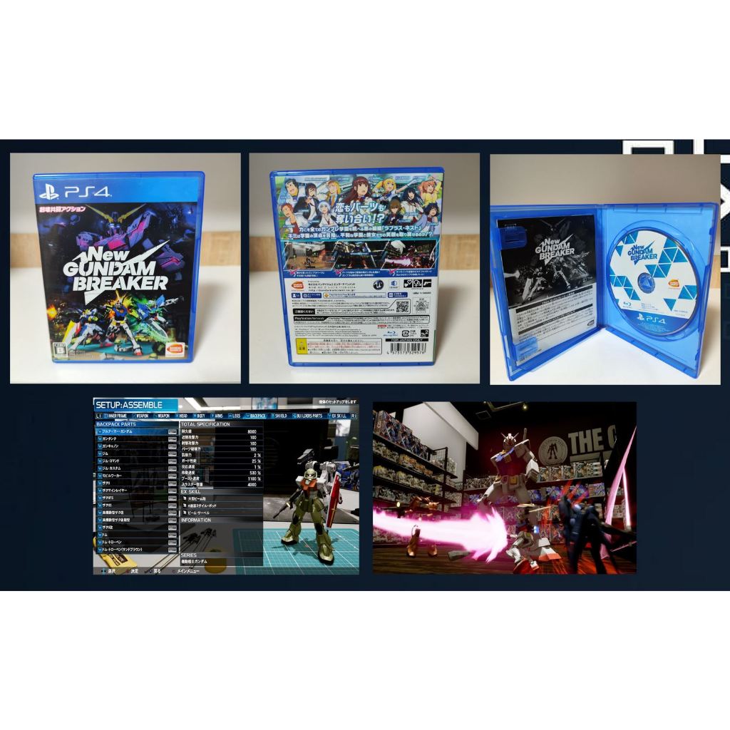 [มือ2][05] แผ่นแท้📀 PS4 Gundam Breaker | Gundam Versus  | SD Gundam G Generation |  Zone Japan | Playstation 4 🎮
