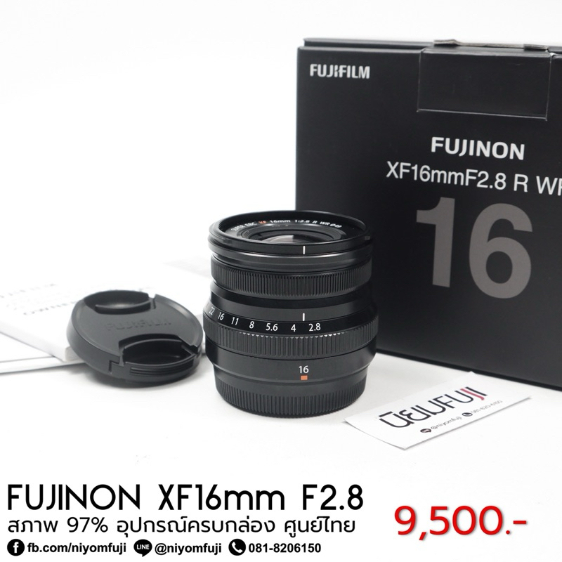 FUJINON XF16mmF2.8 ครบกล่อง