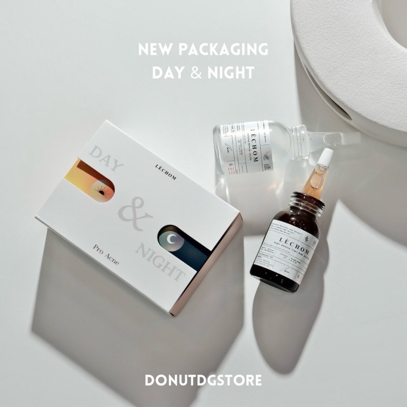 ส่งฟรี เลอโฉมDay&Nightลดสิว หน้ากระจ่างใส แพคเกจใหม่