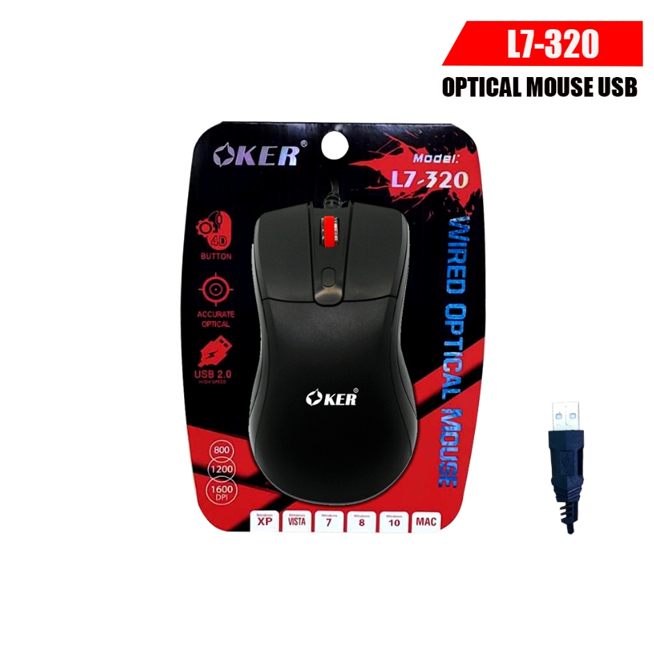 OKER Optical Mouse รุ่น L7-320