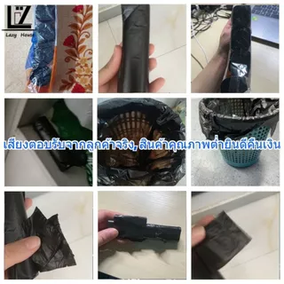 【พร้อมสต็อก|ส่งจากกทม】หูหิ้วถุงขยะ 100 ใบ แข็งแรง ทนทาน ถุงขยะความจุขนาดใหญ่ 45X60CM เหมาะสำหรับถังขยะทั่วไป