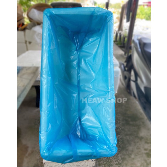 ถุงรองกล่องปลาแซลม่อนสีฟ้าหนาเหนียวพิเศษ