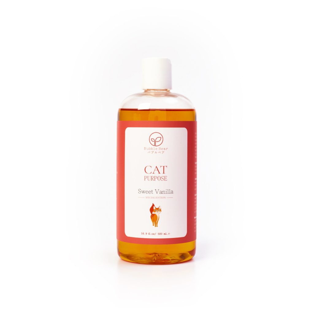 Bubble Bear Cat Purpose sweet vanilla แชมพูอาบน้ำแมว สูตร สวีทวานิลลา 500 ML(500ML.)